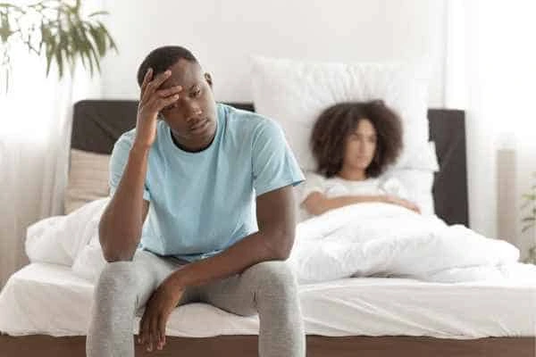 Man upset about ED symptoms Hampton