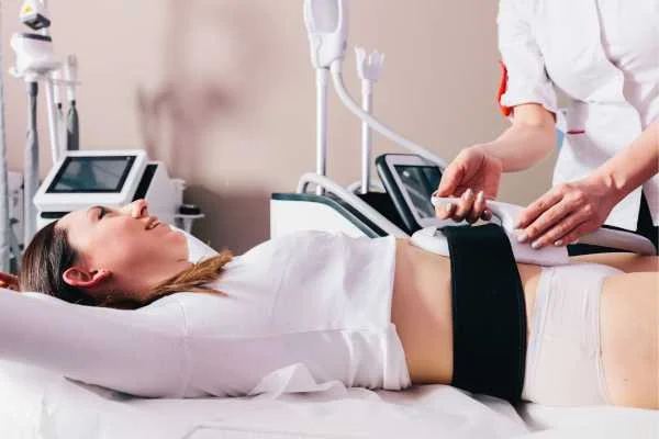 woman having body sculpting to help improve her body image and her mental health Hampton